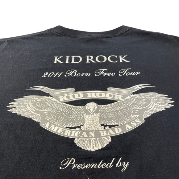 Red Stag x Kid Rock 2011 - Born Free Tour Tee - Picture 2 of 5